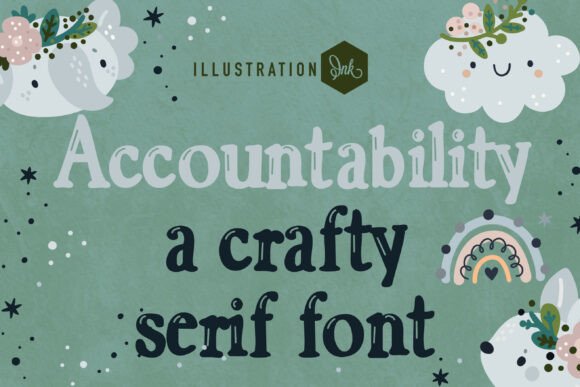Accountability Font: Whimsical Serif for Digital Branding