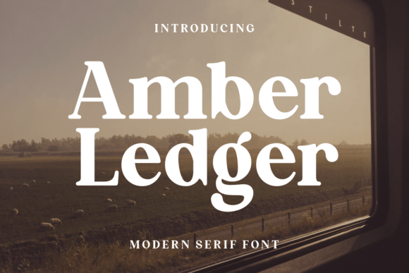 Amber Ledger: The Perfect Serif Font for Your Brand