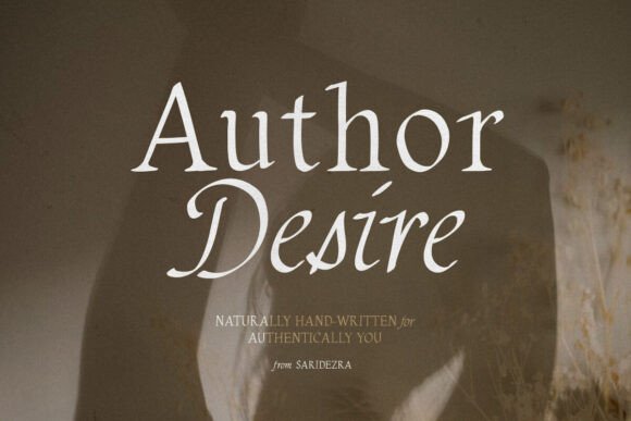 Author Desire: A Versatile Serif Font for Elegant Branding