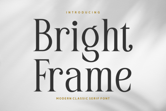 Bright Frame Font Review for Handmade Labels