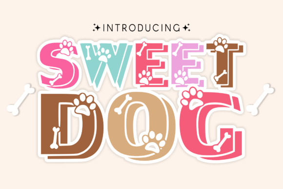 Bring Charm to Your Creations with Sweet Dog Font
