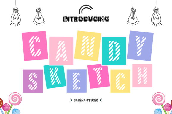 Candy Sketch Font: A Cheerful Typeface for Branding
