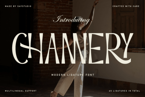 Channery: A Modern Ligature Serif Font for Elegant Branding