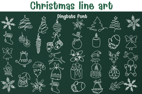 Christmas Line Art Font: A Designer’s Campaign Review
