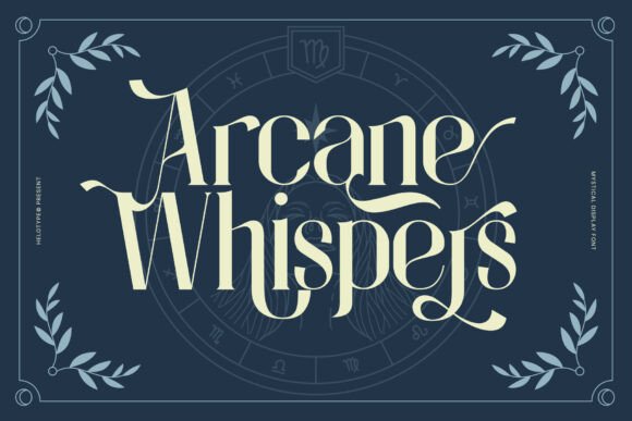 Discover Arcane Whispers: A Font for Elegant Branding