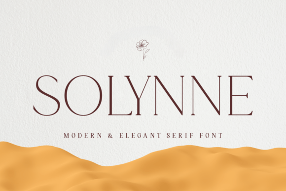Discover Solynne: A Refined Serif Font for Elegant Publishing