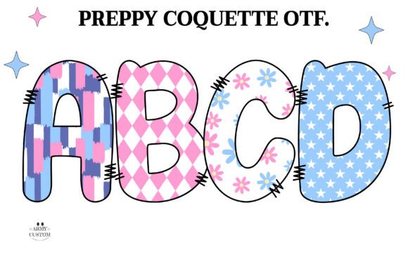 Enhance Your Brand with Preppy Coquette Bundle Font