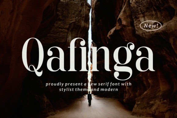 Enhance Your Brand with Qafinga - A Classy Stylish Serif Font