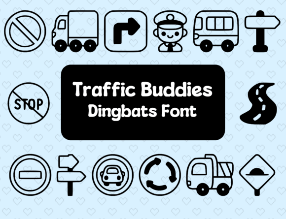 Enhance Your Web Design with Traffic Buddies Font
