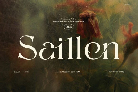 Explore Saillen: A Premium Serif Font for Elegant Branding