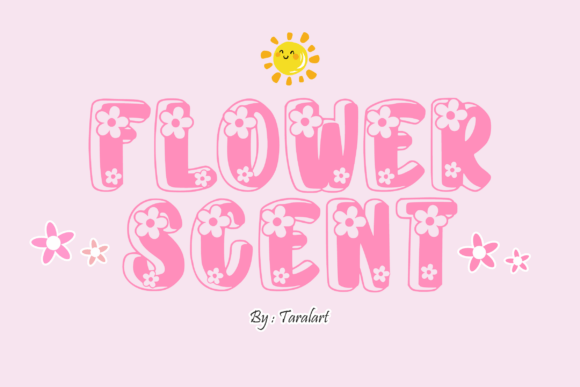 Flowerscent Regular Font for Editorial Design