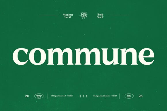 Gc Commune Font: Modern Inktrap Serif for Digital Campaigns