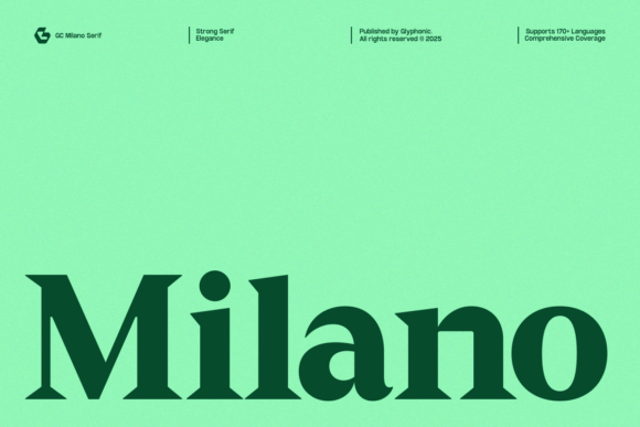 Gc Milano Font Review: Bold Serif for Digital Campaigns