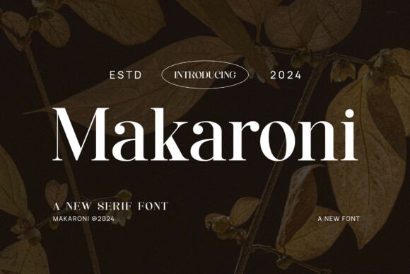 Introducing Makaroni: A Modern Serif Font for Elegant Web Design