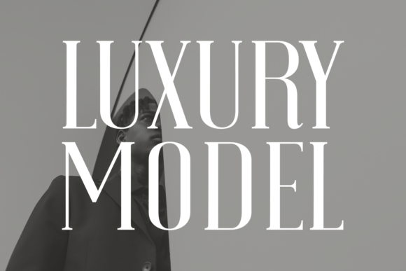 Luxury Model: Elevate Your Brand with a Premium Serif Font