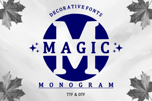 Magic Monogram Font Review for Editorial Design