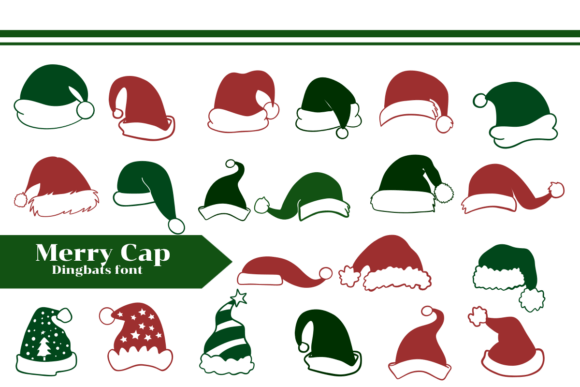 Merry Cap Font: Festive Dingbats for Holiday Campaigns