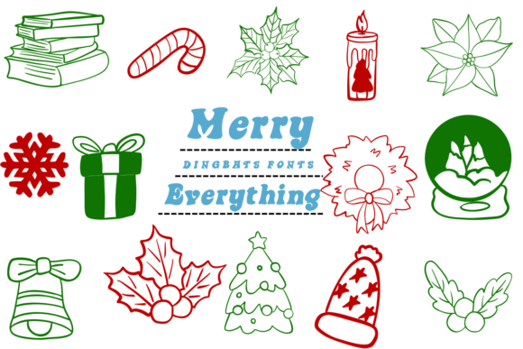 Merry Everything Font: Festive Branding for Small Business