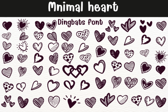 Minimal Heat: A Charming Dingbats Font for Creative Design