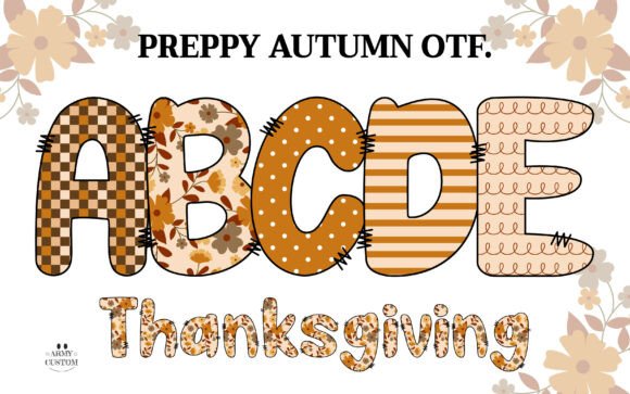 Preppyfall3 Checkered Font Review for Cozy Brand Identity