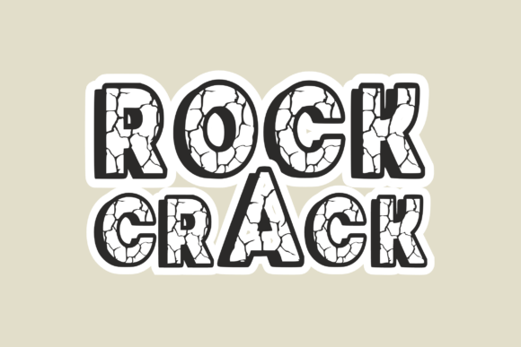 Rock Crack: The Perfect Decorative Font for Engaging Campaigns