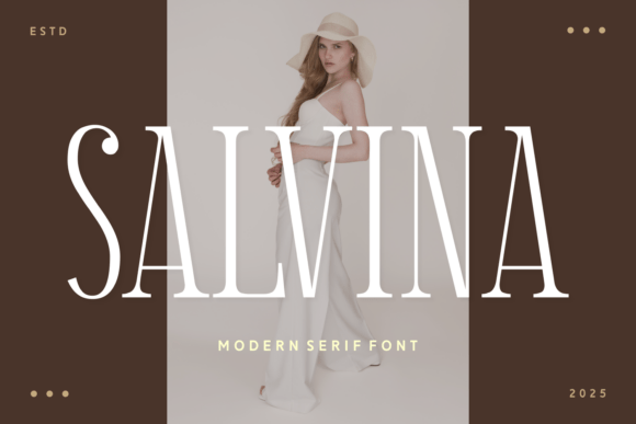 Salvina: A Modern Serif Font for Elegant Branding