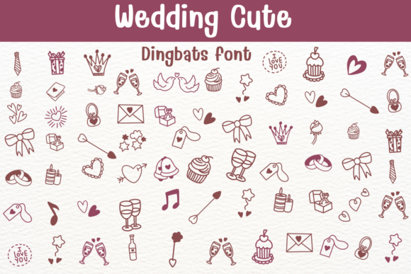 Wedding Cute 1 Font for Charming Small Business Branding