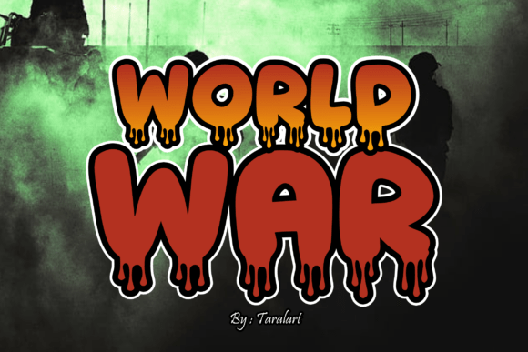 World War: A Bold and Expressive Font for Editorial Design
