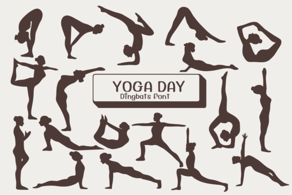 Yoga Day: The Perfect Dingbats Font for Creative Campaigns